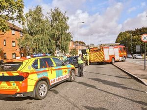 Supporting image for story: Man taken to hospital after car crash near Molineux in Wolverhampton