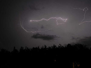 Supporting image for story: Storms rage across Shropshire and Mid Wales in hot and humid weather