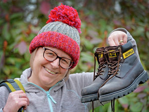 Supporting image for story: Lynn's gearing up for 350-mile charity trek in memory of partner