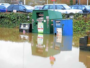 Supporting image for story: Stafford car park shut after heavy downpour