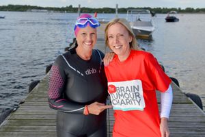 Debbie with good friend Nicki, who is one of the inspirations behind the fundraising