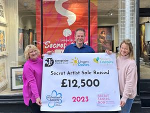Supporting image for story: Five charities benefit from Shrewsbury Secret Artist Sale after buyers queue to take part
