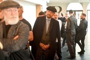 Mark Andrews joins the queue of hopefuls at Birmingham Rep Theatre seeking for a part as an extra