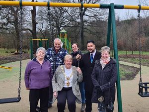 Supporting image for story: Mayor opens new £50,000 play area in Dudley for children to enjoy 'for generations to come'