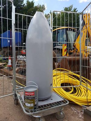 Councillor Henley tweeted this picture of the shell