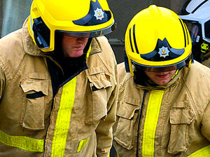 Supporting image for story: Fire and police attend collision after vehicle hits central reservation