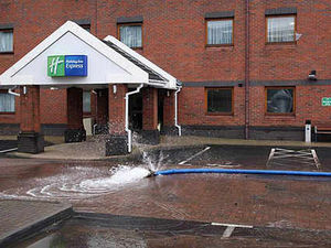 Supporting image for story: Burst water pipe wreaks havoc