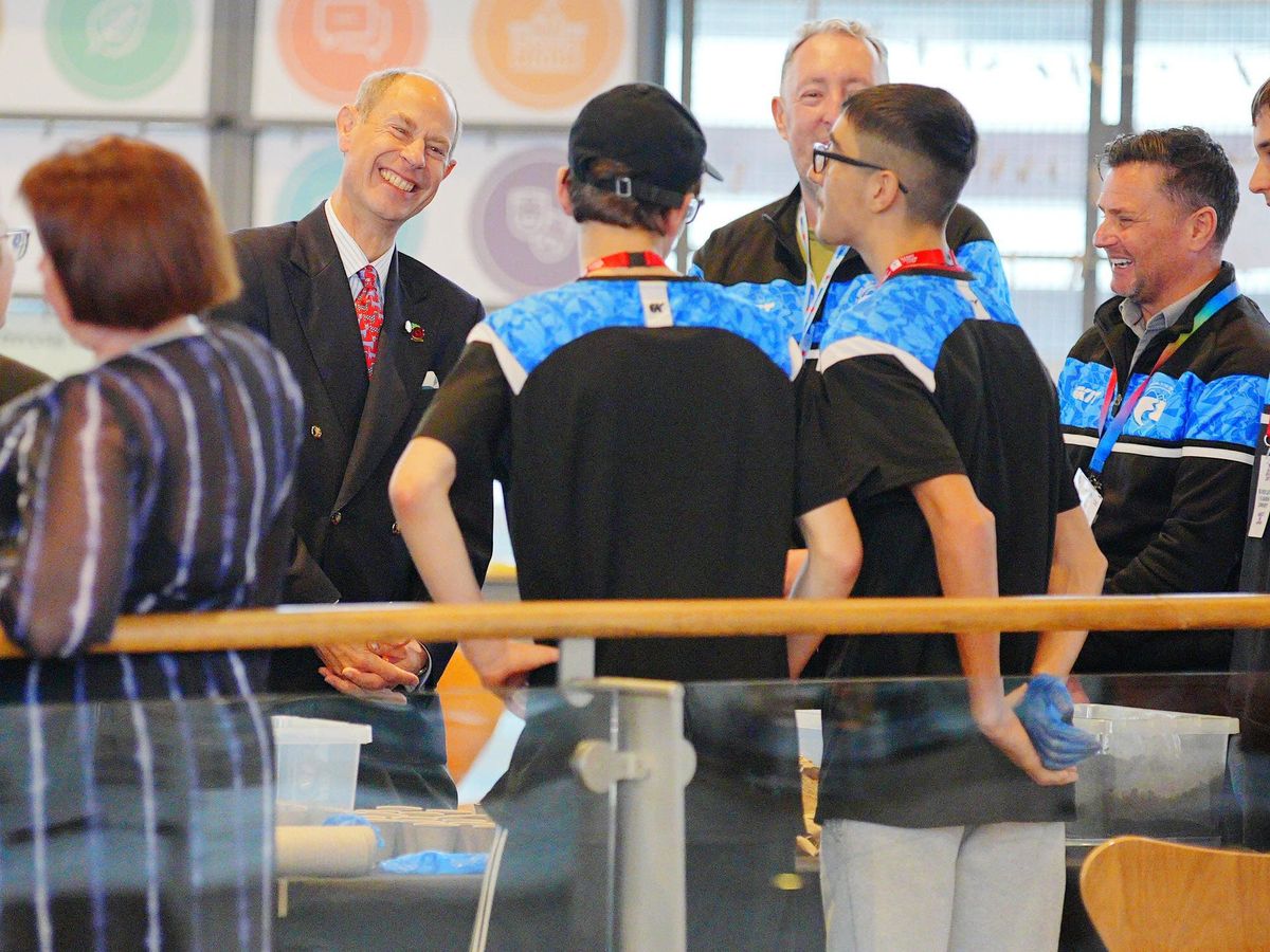 Duke of Edinburgh praises pupils who braved expedition during Storm Amy