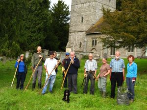Supporting image for story: Royal honour for churchyard squad