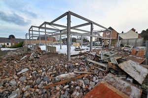 December 17, 2022, the most recent photo of the former pub, which is now completely demolished. 