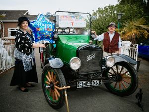 Supporting image for story: 100 years and counting: Celebrations for Shrewsbury couple's Model T Ford