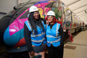 The train celebrates the ethnicity of employees and communities across its network