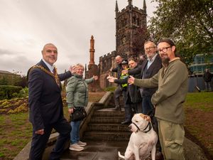 Supporting image for story: Out of darkness cometh light: New sculpture unveiled reflecting Wolverhampton motto