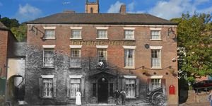 The Tontine Hotel, then and now. 