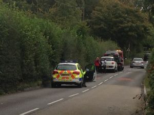 The scene of the accident