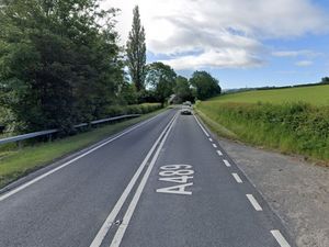 Supporting image for story: Road closed due to crash on the A489 from Caersws to Newtown