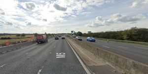 The M5 Southbound was left with 30 minutes of delays between Junctions 5 and 6