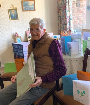 Bernhard Mills who turned 102 at the weekend