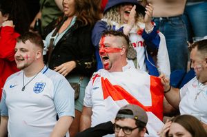 Joy as Luke Shaw puts England 1-0 up