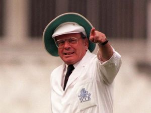 Supporting image for story: Dickie Bird’s distinguished cricket career in pictures