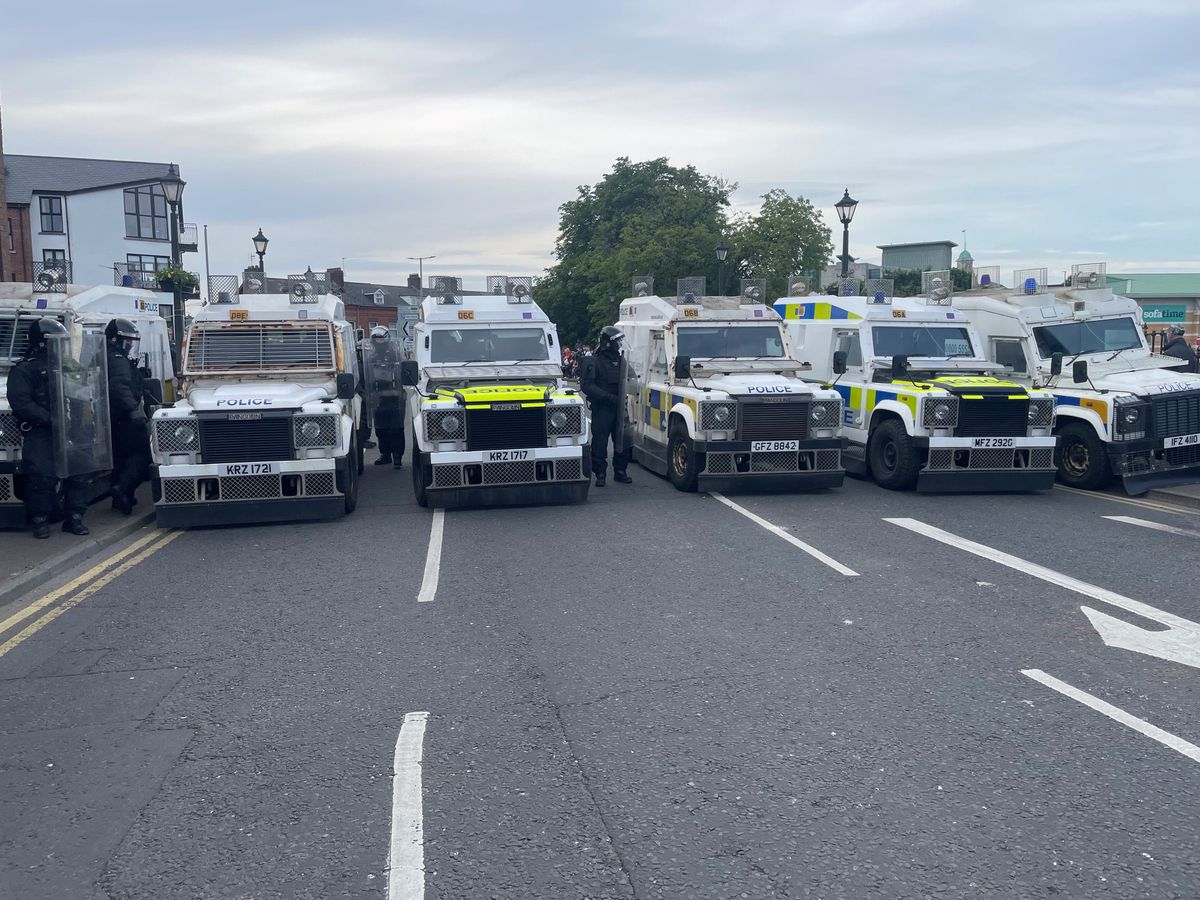 Fire at leisure centre on third night of disorder in Northern Ireland