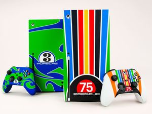 Supporting image for story: Porsche teams up with Xbox to celebrate 75th anniversary with limited-edition consoles