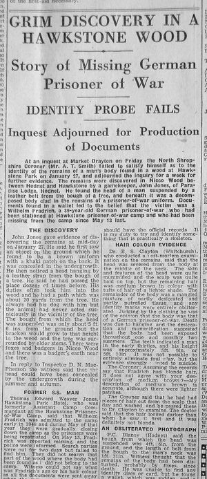 How the discovery was reported in February 1949.