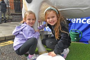 Newport Food Frenzy 2025: Left, Kendra Phillips and Imogen Smith.
