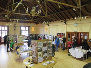 Displays in the Parish Hall. Photos: Christine Williams