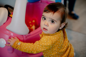 Baby Myla is 12 months old