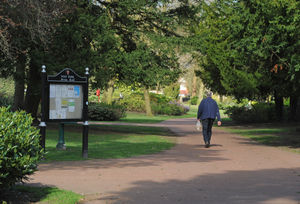People returned to West Park yesterday  