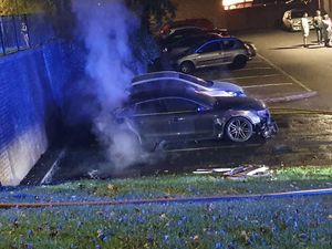 The scene of this morning's blazes. Photo: Steven Watson.