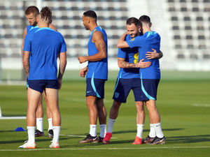 Supporting image for story: England's James Maddison returns to training following knee injury