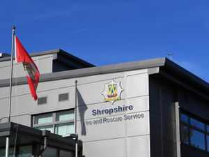 Supporting image for story: Blaze at derelict property in Shrewsbury prompts emergency response from multiple fire crews