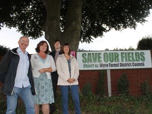 Supporting image for story: Residents march against plans to build on greenbelt land 