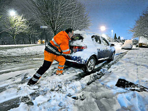 Supporting image for story: Schools closed and misery on road as snow could stay until Thursday