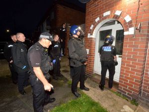 Supporting image for story: In pictures: Man arrested and machete seized in dawn raid on cannabis factory in Telford