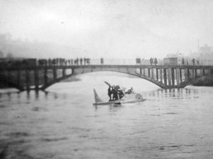 Supporting image for story: 'Have our values become politically incorrect?” - Your Letters plus a hydro-glider hits the Severn… and the Iron Bridge, in a 1923 picture
