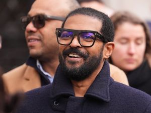 Noel Clarke arrives at the Royal Courts of Justice in central London