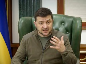 Supporting image for story: Volodymyr Zelensky claims Russian forces have kidnapped mayor of Melitopol