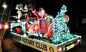 Santa is on his way to Kinver