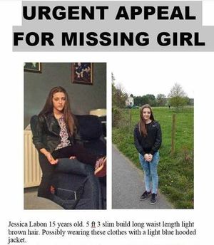 Appeal put out in the search for Jessica Labon