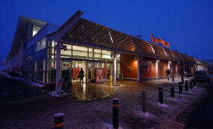 Shoppers in Sainsbury's, on Telford's Forge Retail Park