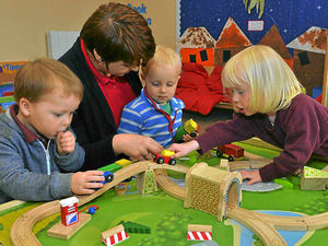 Supporting image for story: Wem nursery celebrating after inspector's report