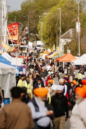 Vaisakhi Celebration in High Street Smethwick.