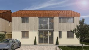 The exterior of The Curlews