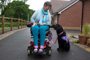 Hazel was partnered with canine partner Questa in March 2018