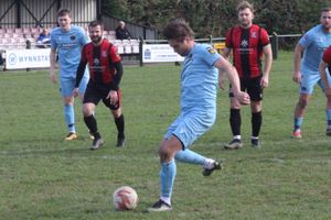 Mark Cadwallader scores from the penalty spot