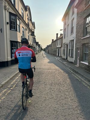 Will Smith completed his challenge, raising £4,500 for charity. 