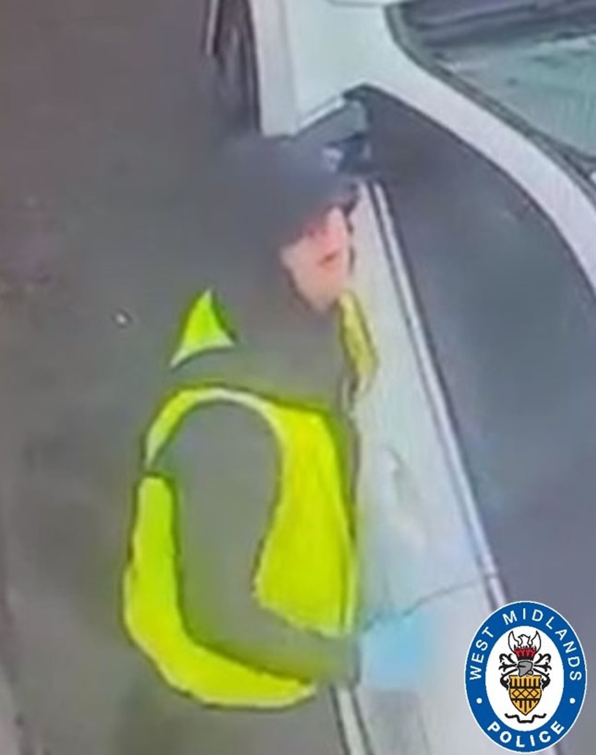 Police want to speak to a man in a fluorescent jacket about a theft in Stourbridge